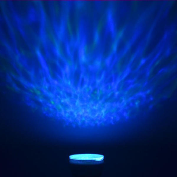 Colorful Led Aurora Ocean Waves Projector Music Night Light Lamp