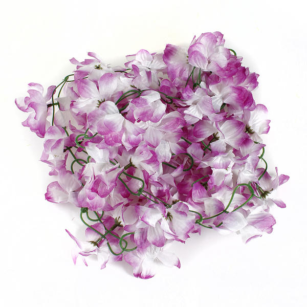 2m Artificial Silk Azalea Flowers Vine Plants Garland Wedding Home Decor