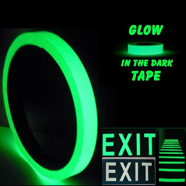 3mx12/15/20/30/40/5/100mm Luminous Tape Self-adhesive Glowing In The Dark Safety Stage Home Decor