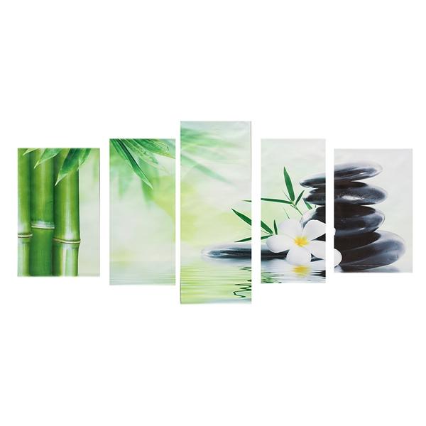 No Frame Green Huge Modern Abstract Wall Decoration Art Oil Painting Canvas Set