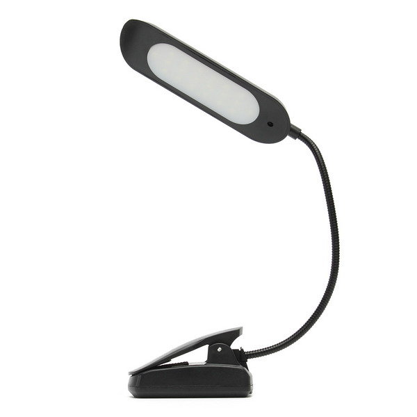 Rechargeable LED Adjustable Clip Lamp Light Eye Protection Flexible Night Light