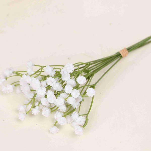 Single Branch Baby's Breath Artificial Flowers Fake Flower for Home Wedding Decoration Shooting Props