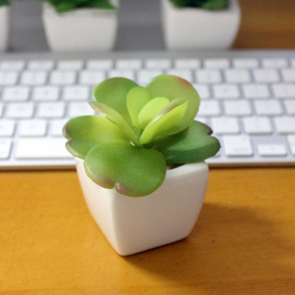 Simulation Mini Plant Small Potted Four Colors Optional