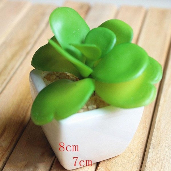 Simulation Mini Plant Small Potted Four Colors Optional