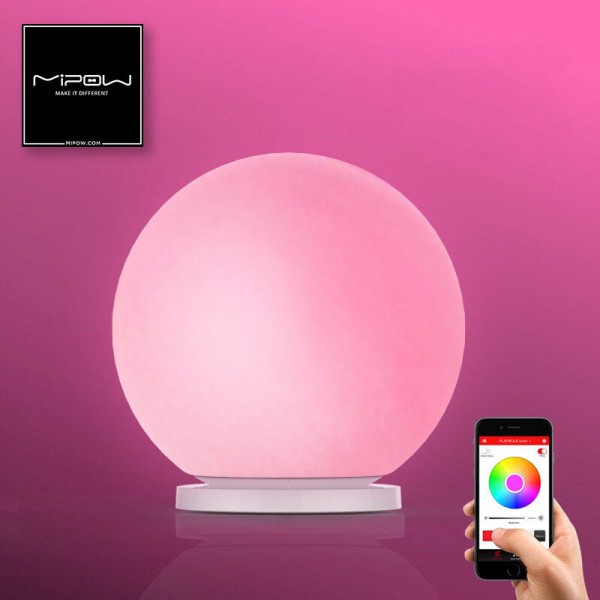 MIPOW BTL-301W PLAYBULB Sphere Smart LED Night Light Smartphone APP Controlled Color Changing Lights Dimmable Glass Orb Decorative Lamp