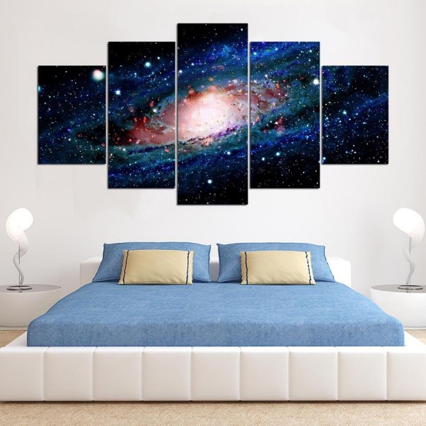 5  Cascade The Milky Way Wall Painting Picture Home Decoration Without Frame Including Installation