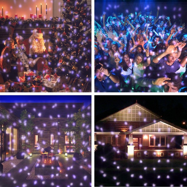 Outdoor Waterproof Laser Projector Snowflake LED Lamp Light Christmas Garden Home Decor Light